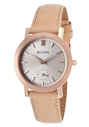 Bulova Classic Quartz Grey Dial Ladies Watch 97L146