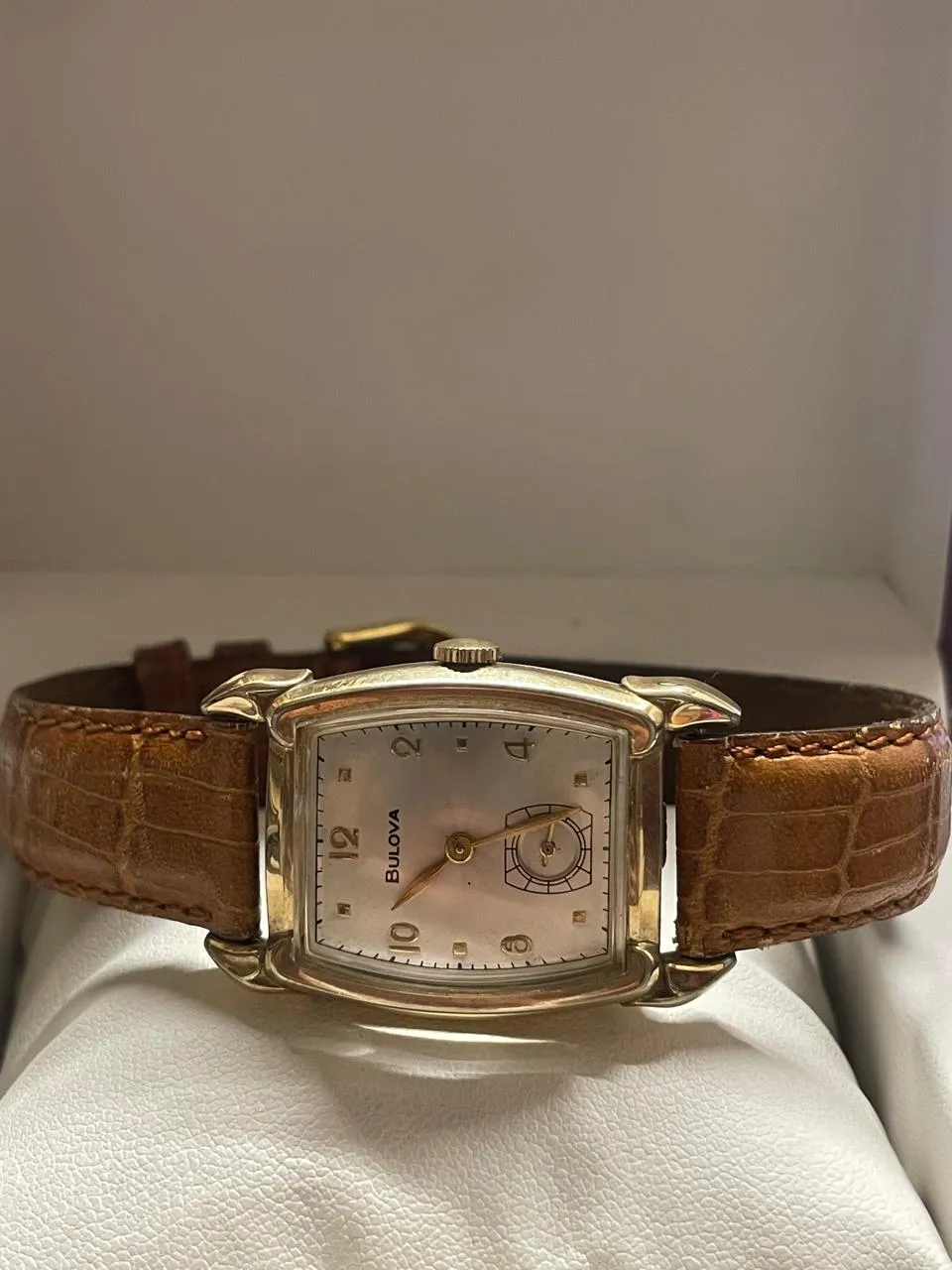 Bulova Vintage 1940s Gold-Tone Watch, Cushion Case, Spectacular- $7K APR w/ COA!