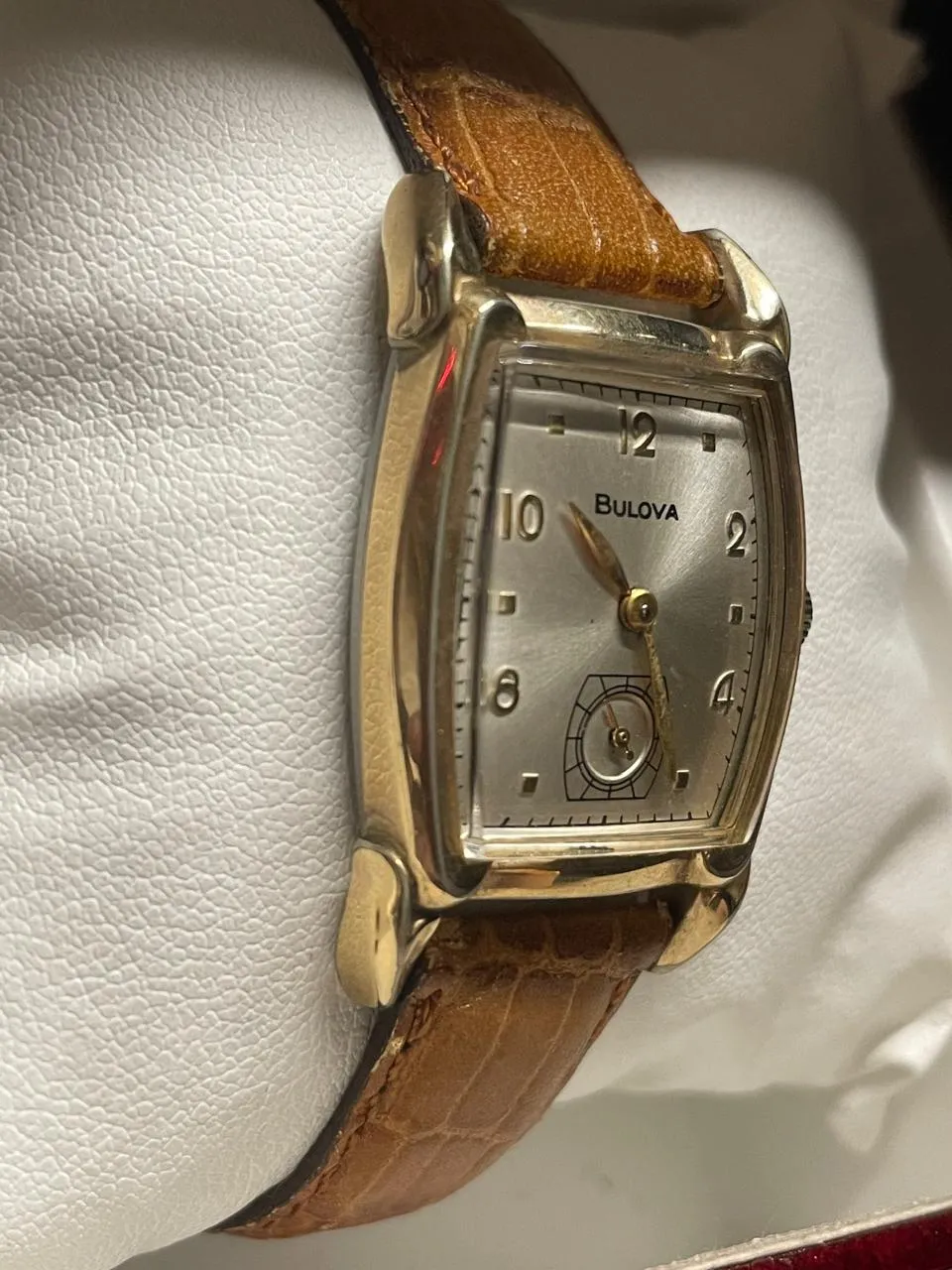 Bulova Vintage 1940s Gold-Tone Watch, Cushion Case, Spectacular- $7K APR w/ COA!
