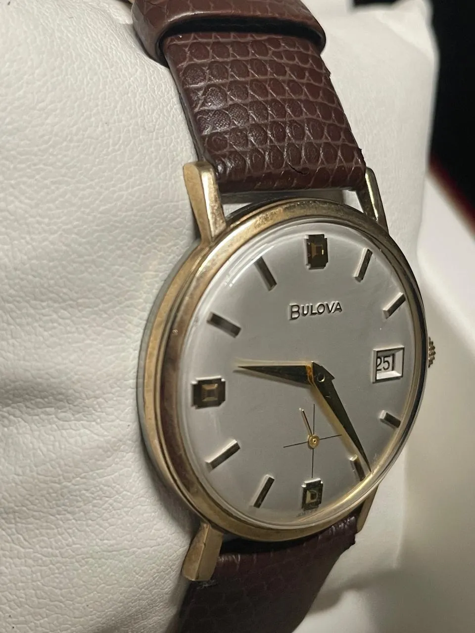Bulova Vintage 1950s Gold-Tone Watch - Silver Dial, Brand New- $6K APR w/ COA!!!