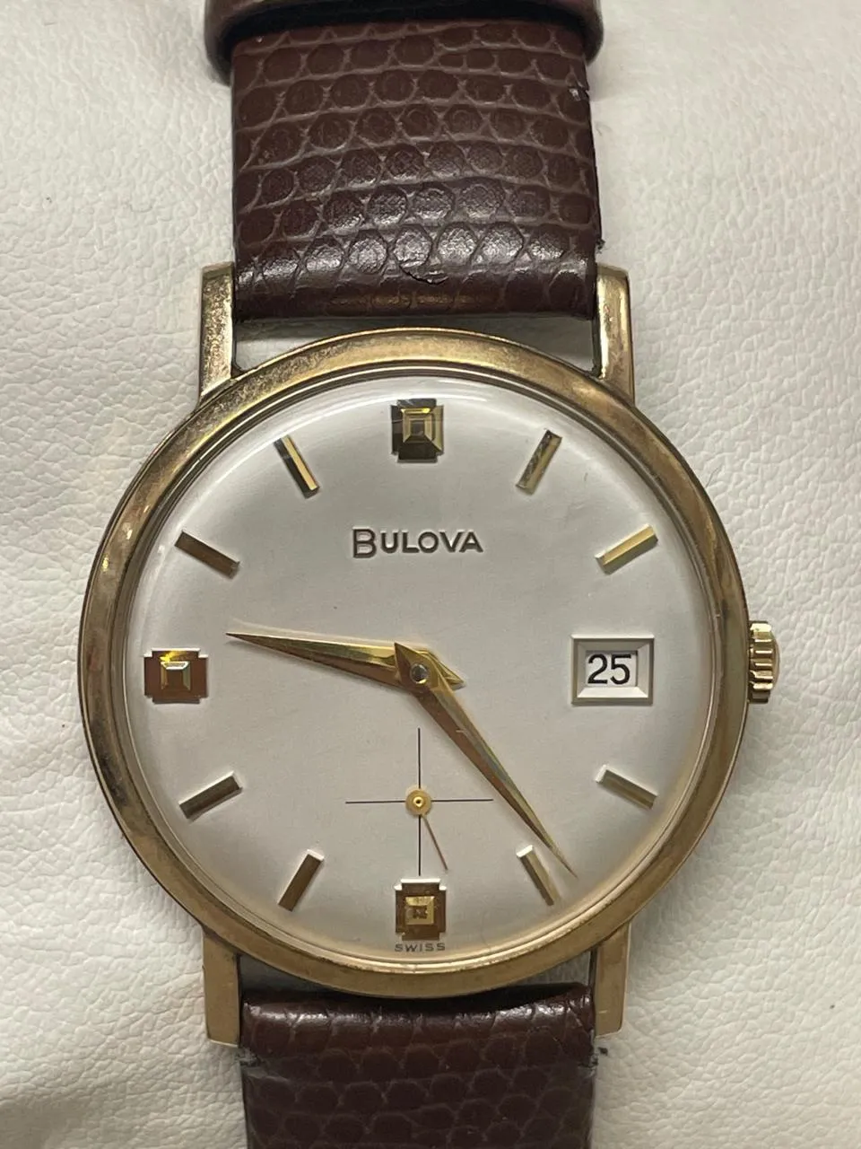 Bulova Vintage 1950s Gold-Tone Watch - Silver Dial, Brand New- $6K APR w/ COA!!!