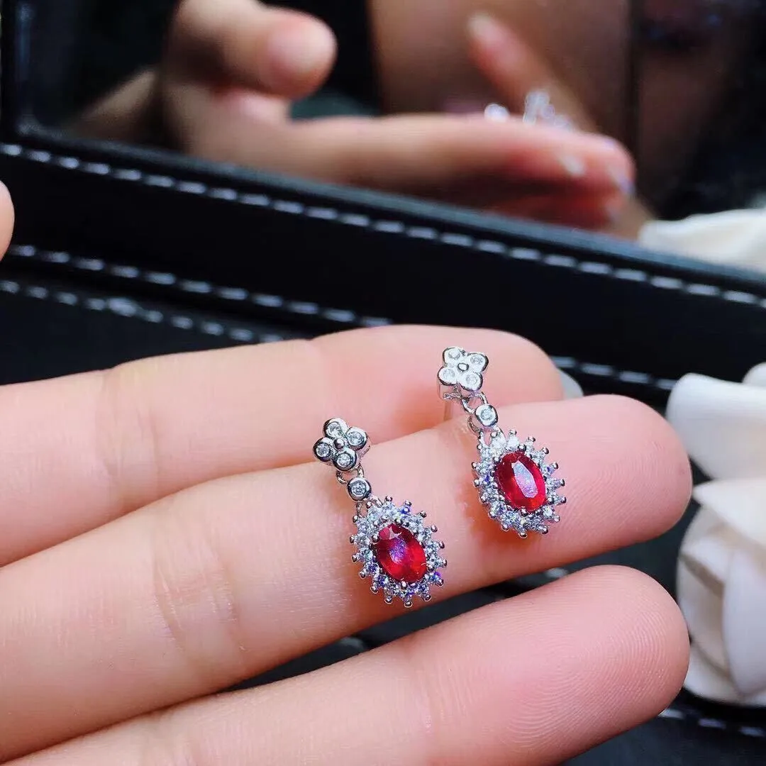 Burmese Ruby Crystal Set
