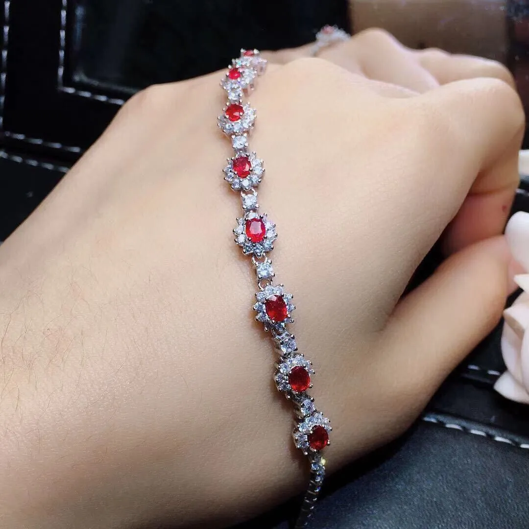 Burmese Ruby Crystal Set