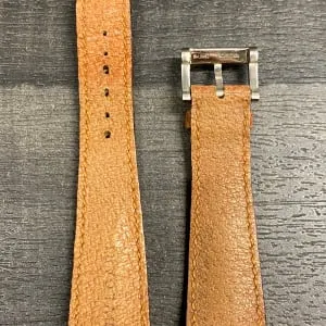 BVLGARI Diagono Brown Padded Pig Skin Watch Strap - $750 APR VALUE w/ CoA! ✓