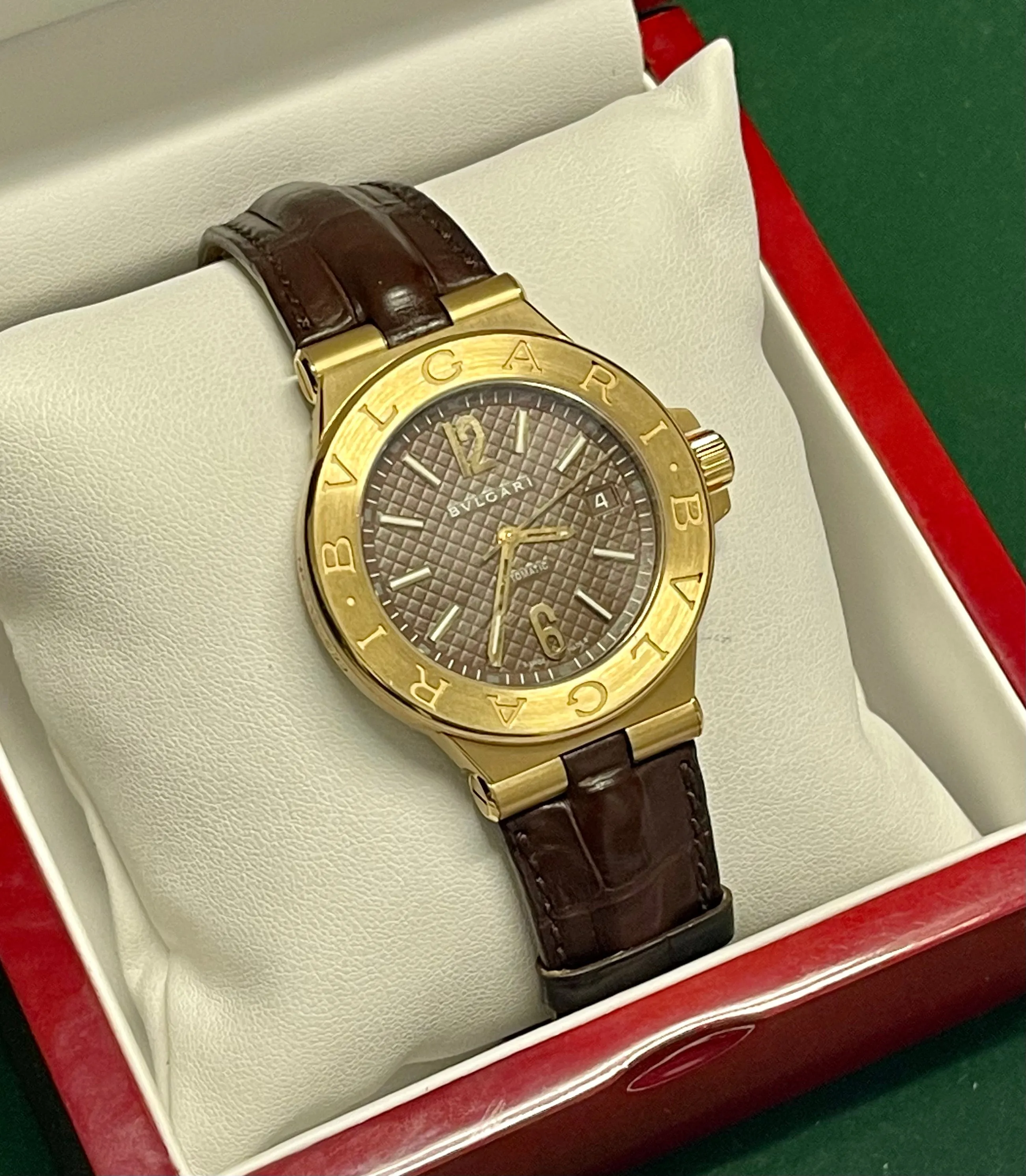 BVLGARI Limited Edition 12/500 18K Yellow Gold Automatic Watch- $50K APR w/ COA!