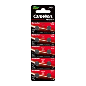 Camelion AG4 / 377 / LR626 1.5V Coin Cell Battery Pack of 10