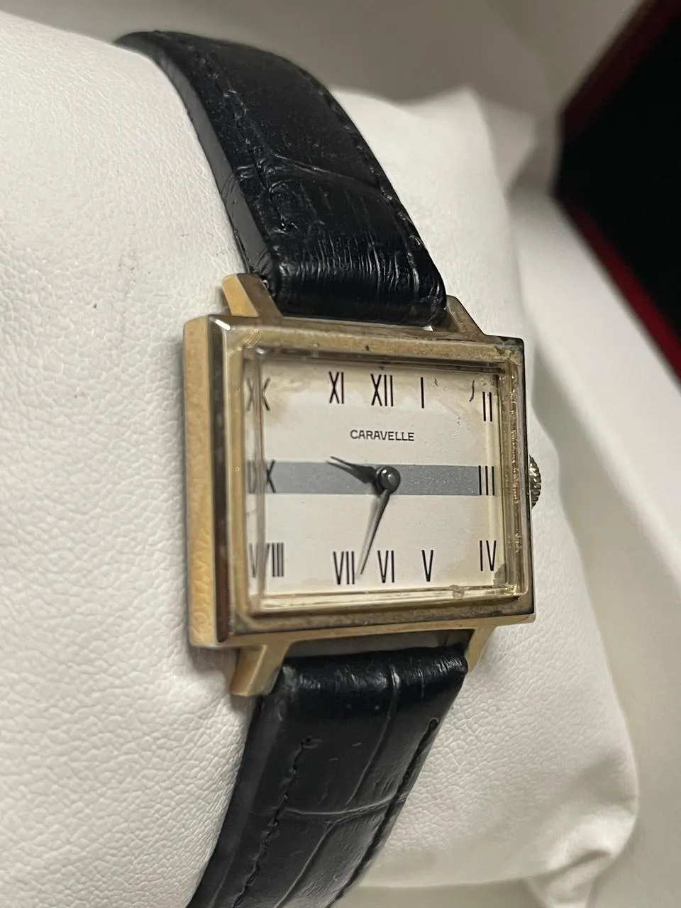 Caravelle Vintage 1950s Gold Tone Watch, Rare Rectangular Dial- $4K APR w/ COA!!