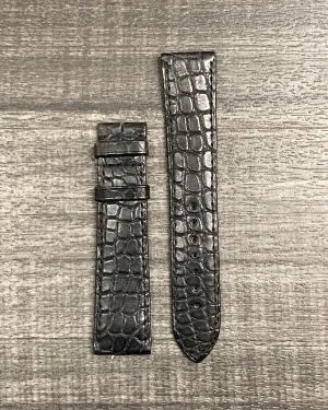 CARTIER Black Alligator Padded Watch Strap  - $800 APR VALUE w/ CoA! ✓