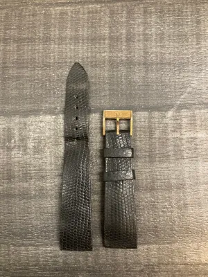 CARTIER Black Leather Watch Strap - $600 APR VALUE w/ CoA! ✓