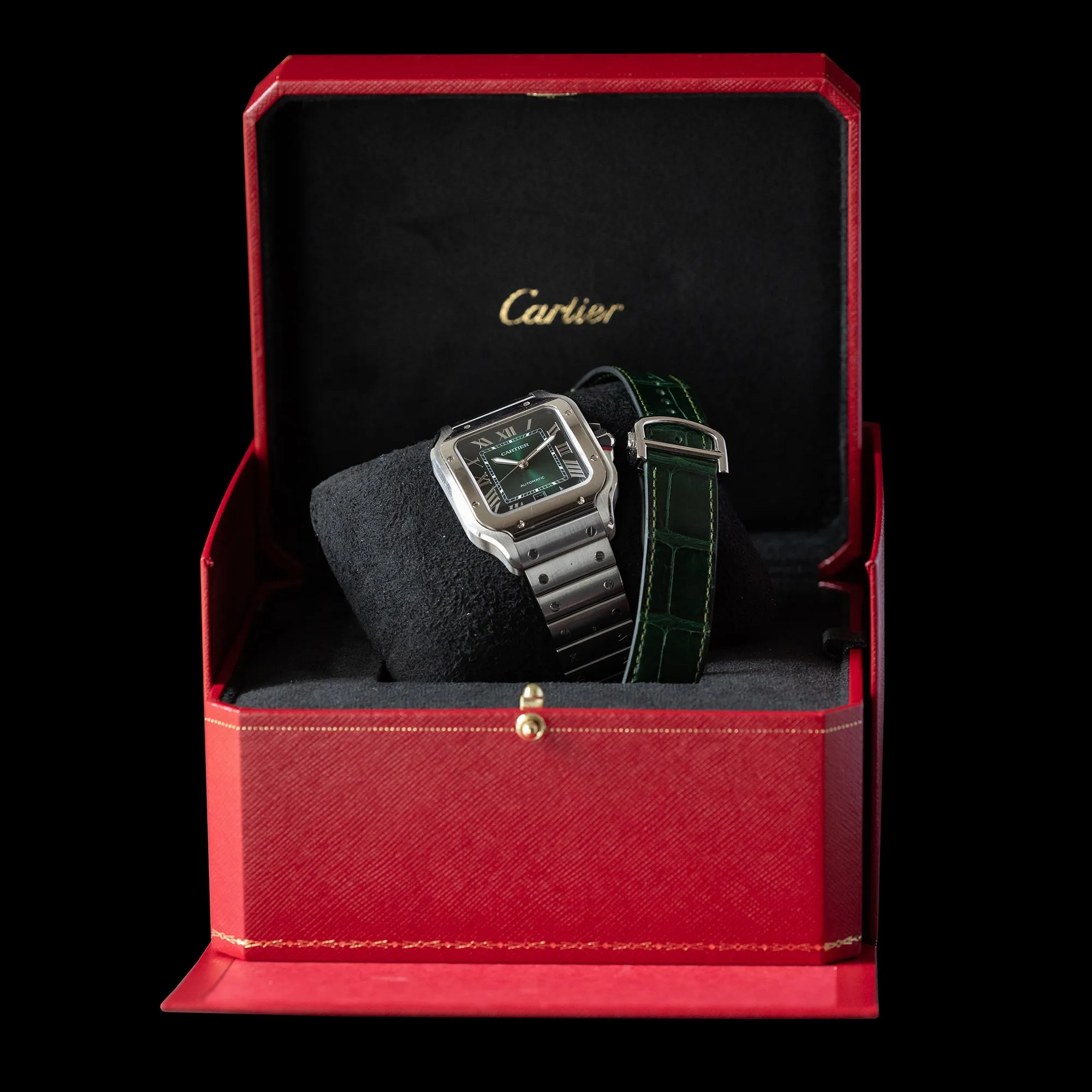 Cartier - Santos de Cartier Large 'Green' WSSA0062