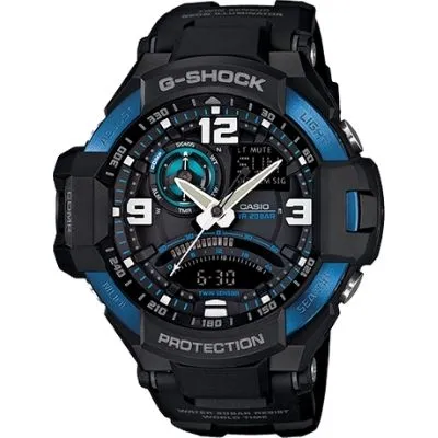 Casio G-Shock G-Aviation Compass Aviator Watch GA1000-2B