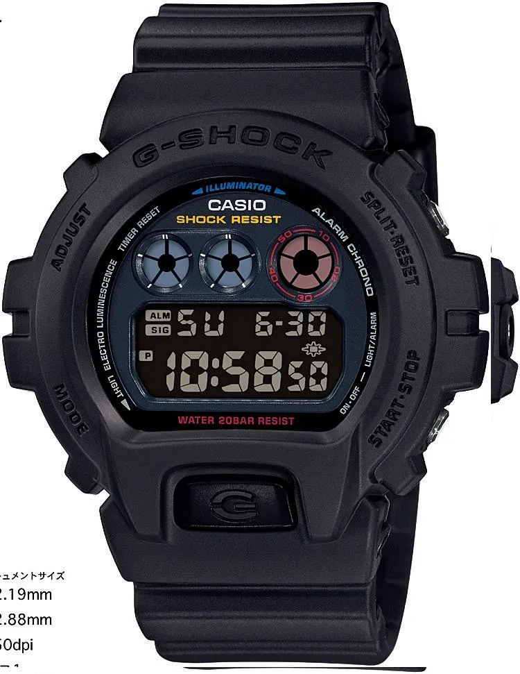 Casio G Shock Tokyo Nights Digital Watch DW-6900BMC-1DR