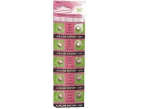 Cell Battery 10pc - Size Ag2 X 5 Units