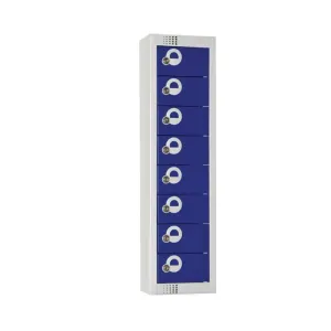 CF752-CF Elite Personal Effects Locker 8 Door Blue Camlock