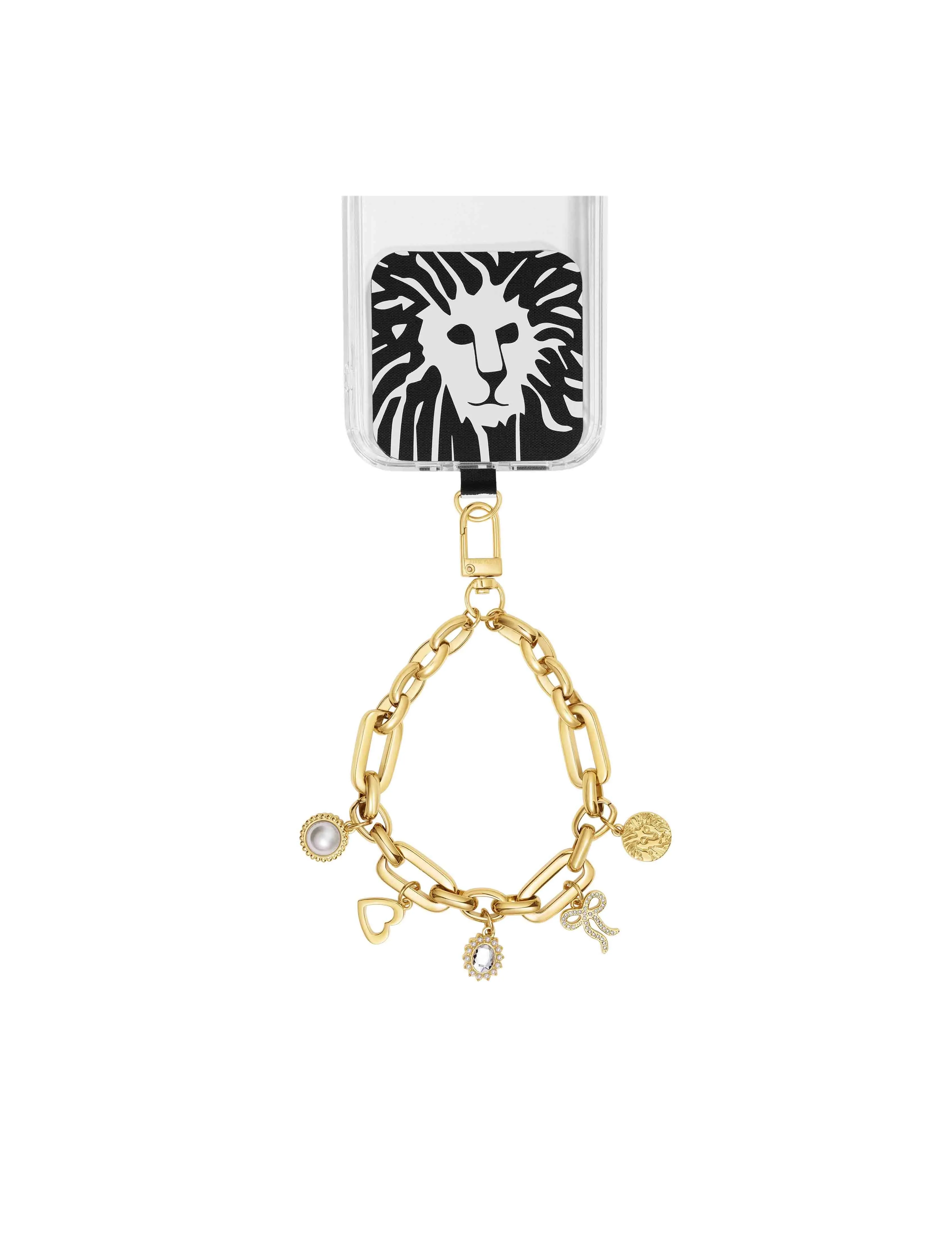Charm Chain Link Wrist Strap for iPhone®