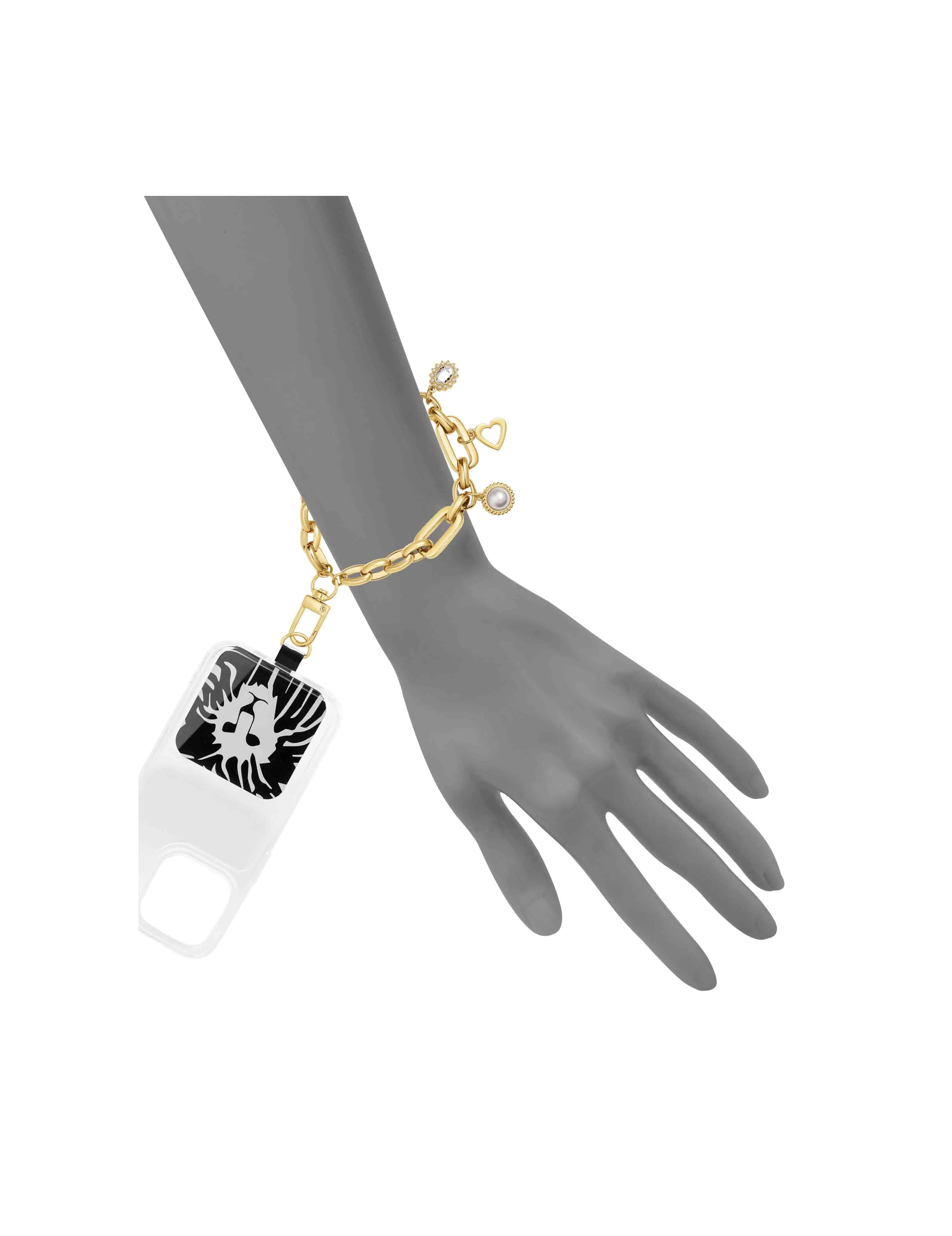 Charm Chain Link Wrist Strap for iPhone®