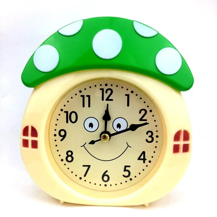 Children Alarm Clock Cartoon Bear Frog Cat Silent Clocks Watch Time Stand Cat Clocks Home Decoration Mute Electronic Desk Clock