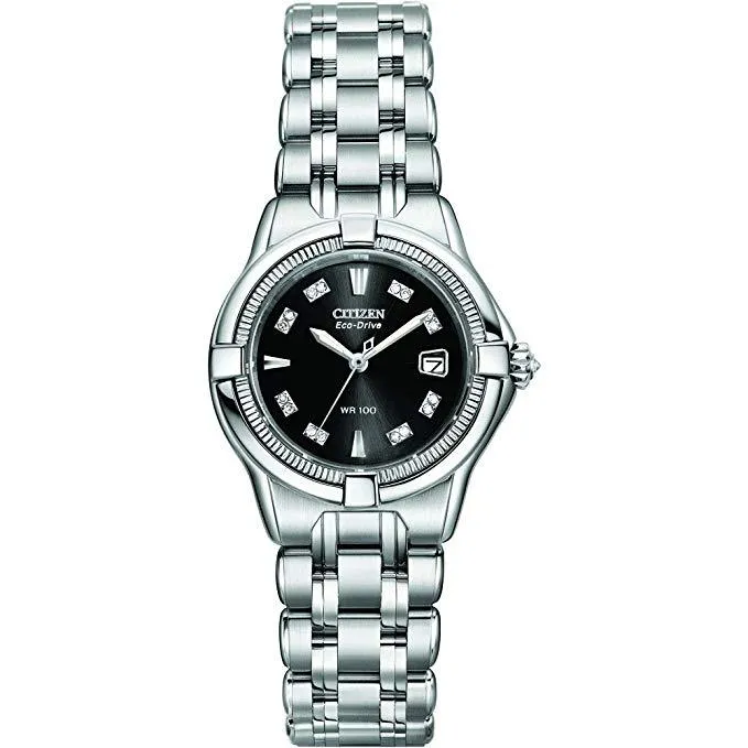 CITIZEN - ECO DRIVE DIAMOND DIAL SIGNATURE WATCH EW2070-51E