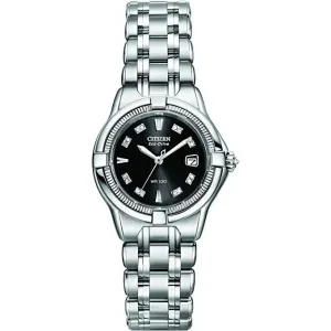 CITIZEN - ECO DRIVE DIAMOND DIAL SIGNATURE WATCH EW2070-51E