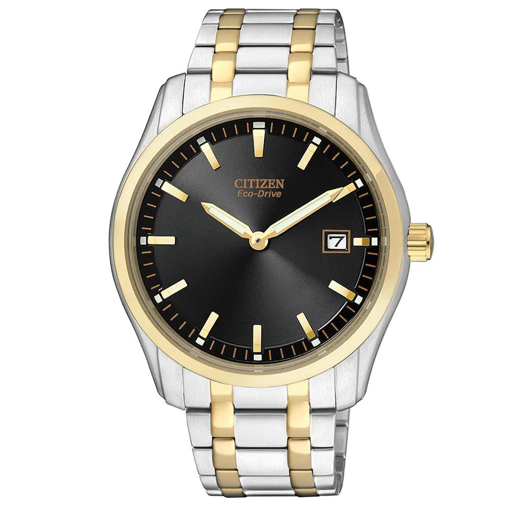 Citizen Gents Dual-Tone Eco-Drive Steel Men's Watch - AU1044-58E