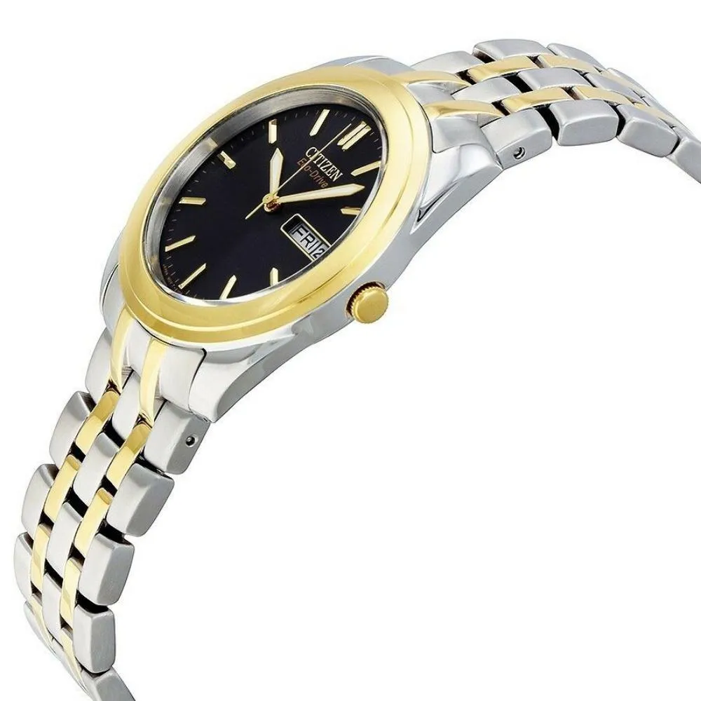 Citizen Gents Dual-Tone Eco-Drive Steel Men's Watch - AU1044-58E