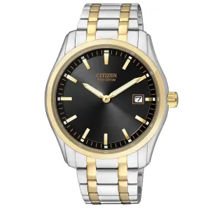 Citizen Gents Dual-Tone Eco-Drive Steel Men's Watch - AU1044-58E