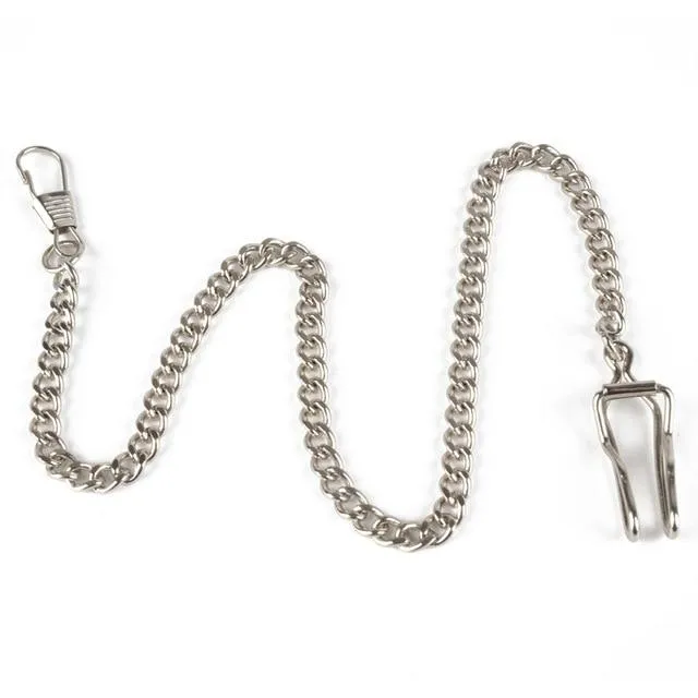 Classic Silver Quartz Pocket Watch