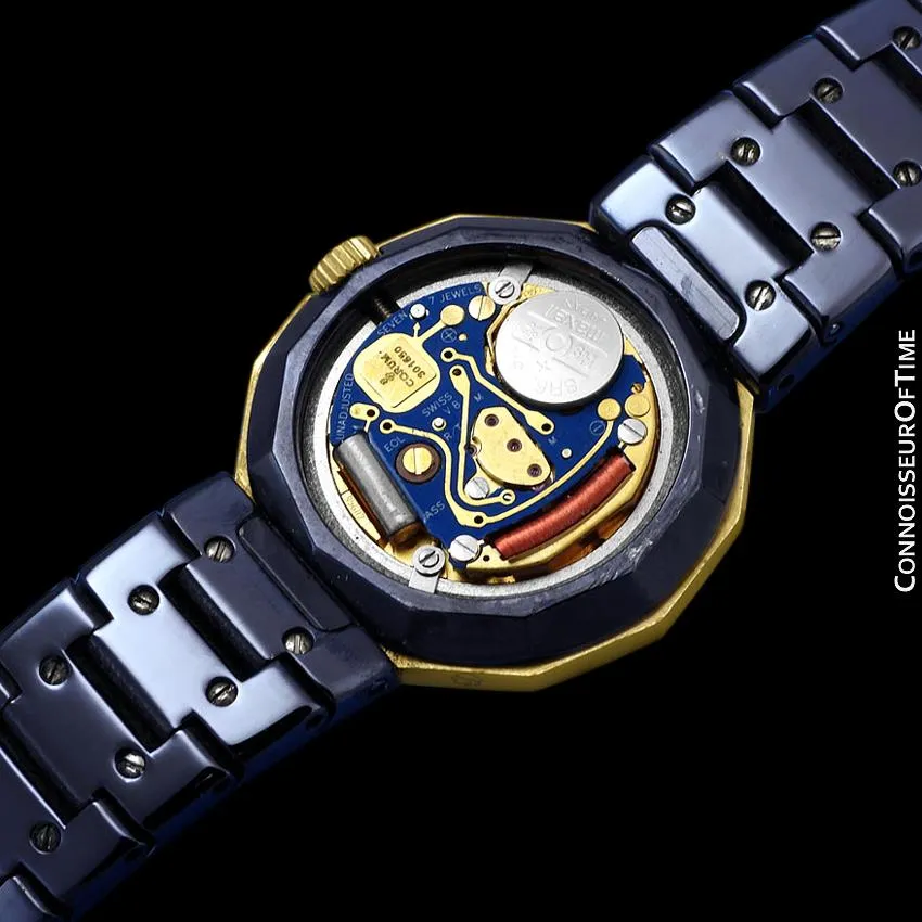 Corum Admiral's Cup Ladies Nautical Watch - Solid 18K Gold & Ceramic