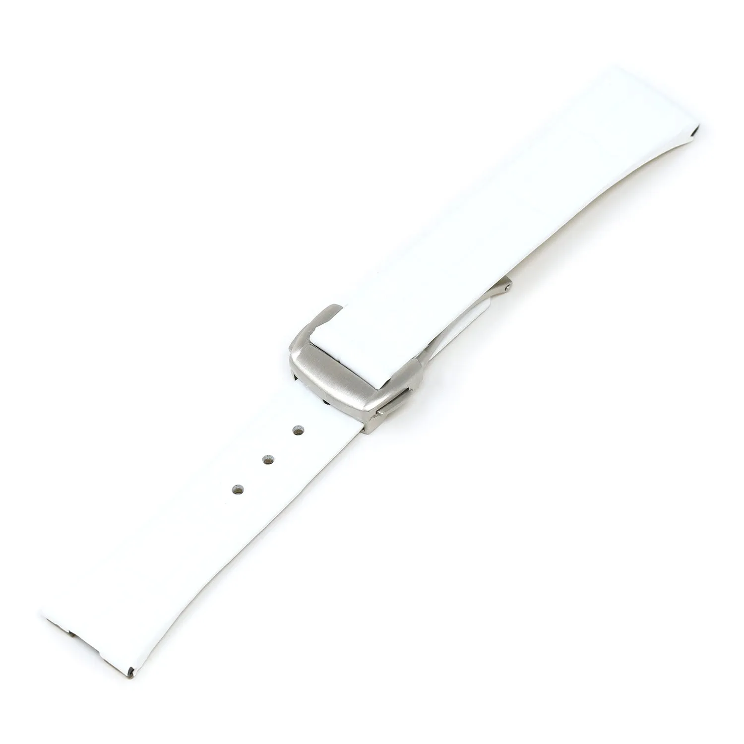 Croc Embossed Leather Strap for Omega Constellation 1,2,3