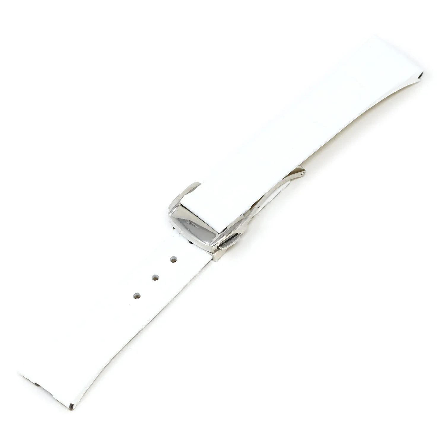 Croc Embossed Leather Strap for Omega Constellation 1,2,3