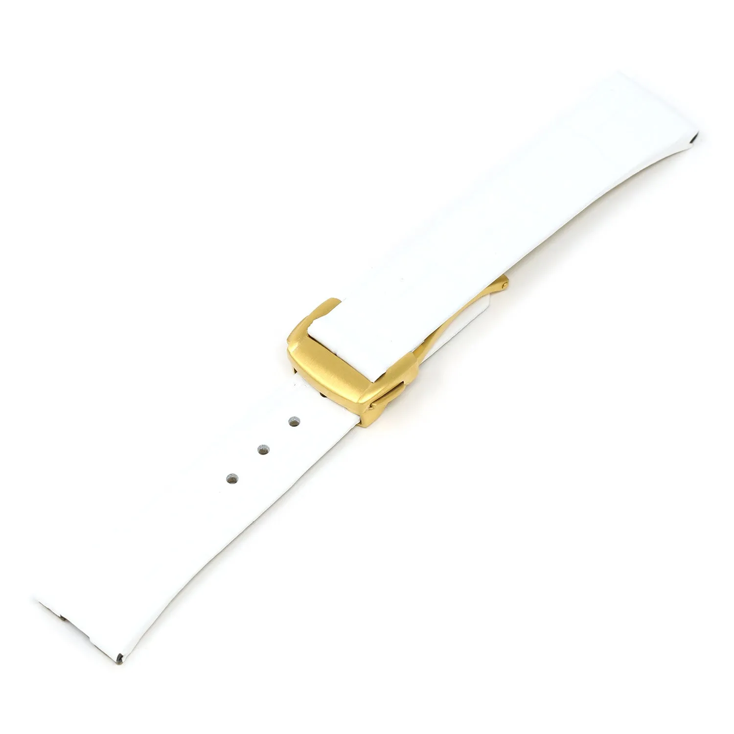 Croc Embossed Leather Strap for Omega Constellation 1,2,3