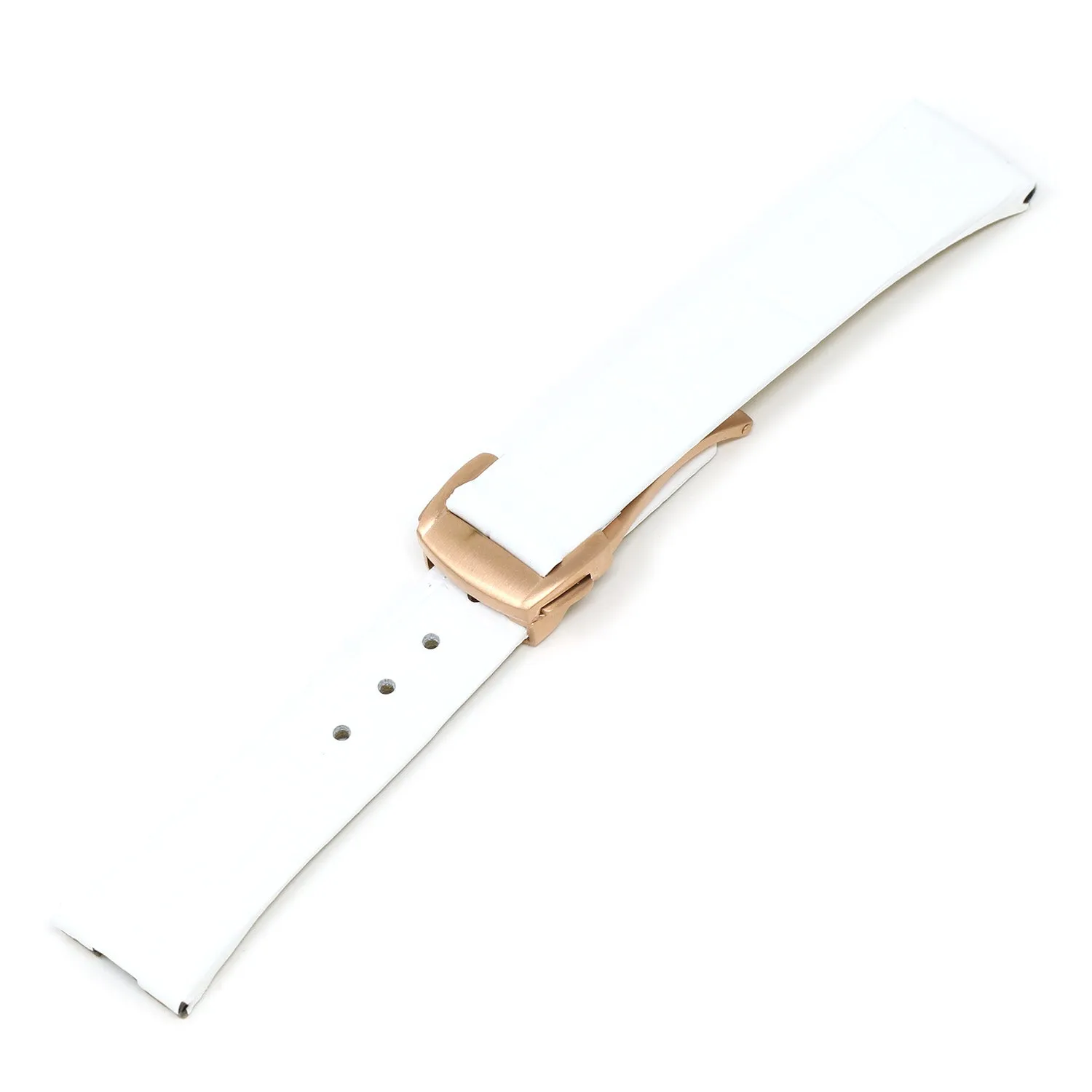 Croc Embossed Leather Strap for Omega Constellation 1,2,3