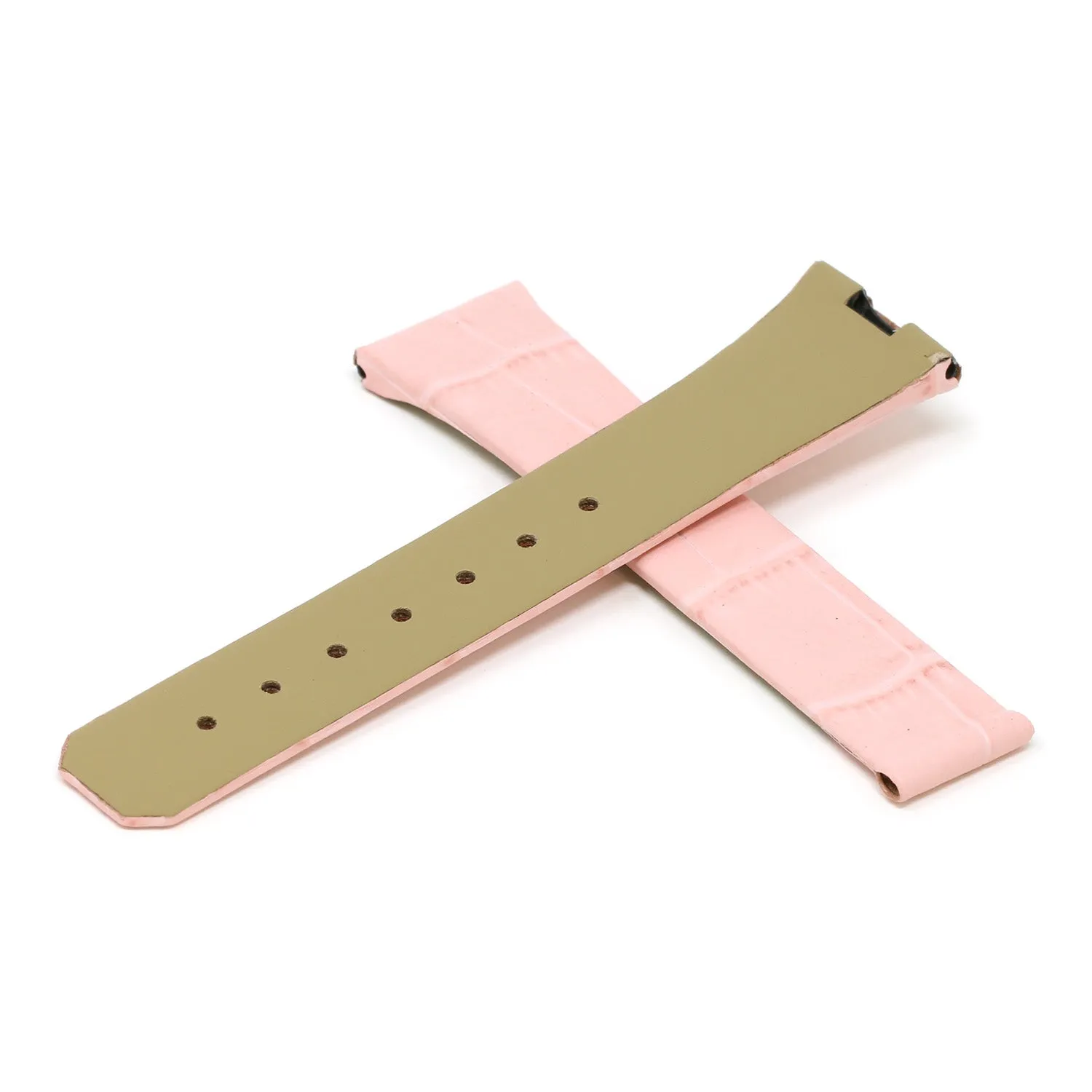 Croc Embossed Leather Strap for Omega Constellation 1,2,3