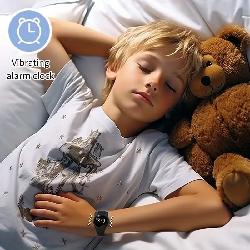 Cute Cat Ear Digital Watch for Kids - Silicone Band