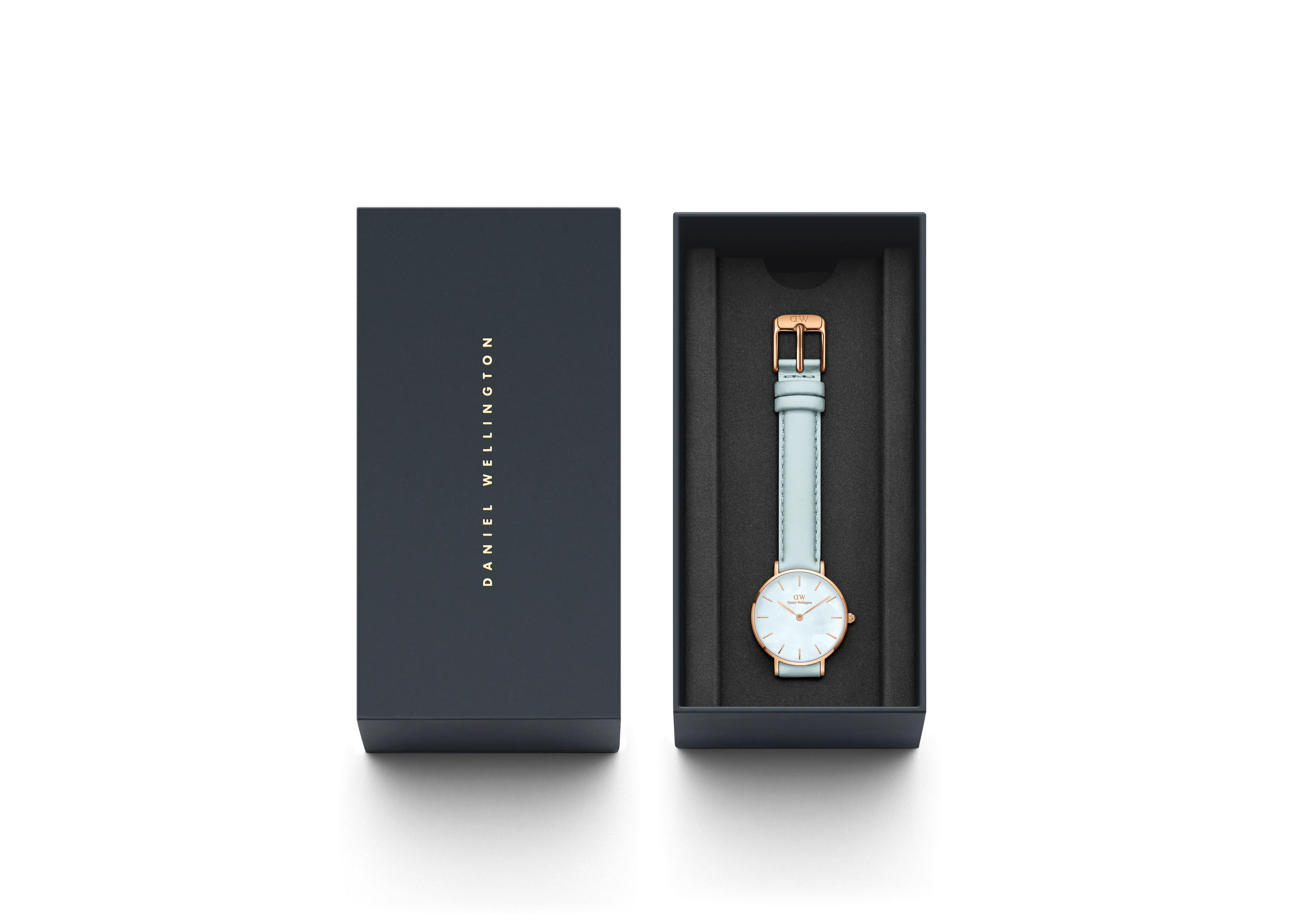 Daniel Wellington Petite 28 mm Blue Dial Women Analogue Watch - DW00100635