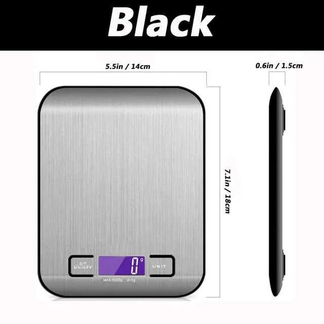 Digital Kitchen Scale 5kg/10kg Food Multi-Function 304 Stain