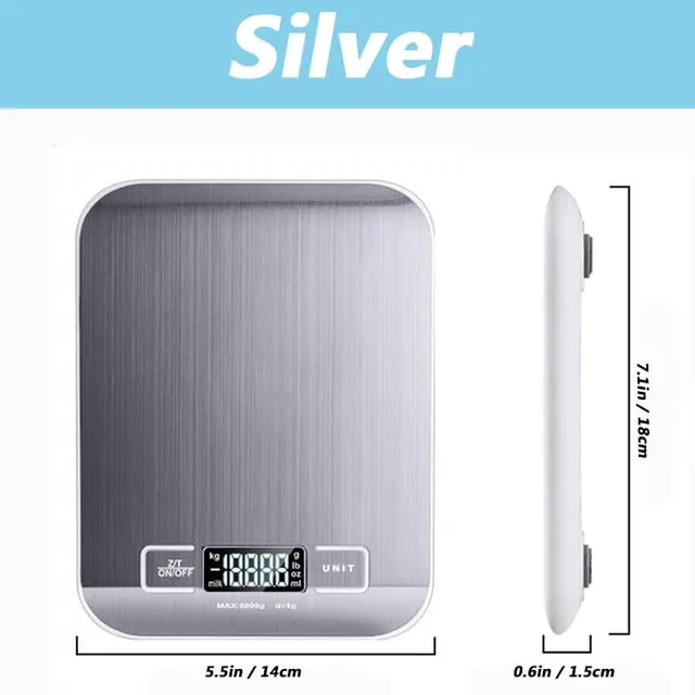 Digital Kitchen Scale 5kg/10kg Food Multi-Function 304 Stain