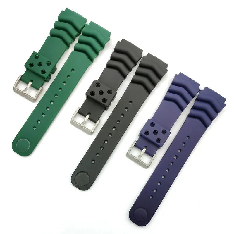 Diving Resin Watch Band for Seiko Prospex SKX007 MM007
