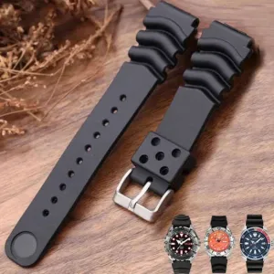 Diving Resin Watch Band for Seiko Prospex SKX007 MM007