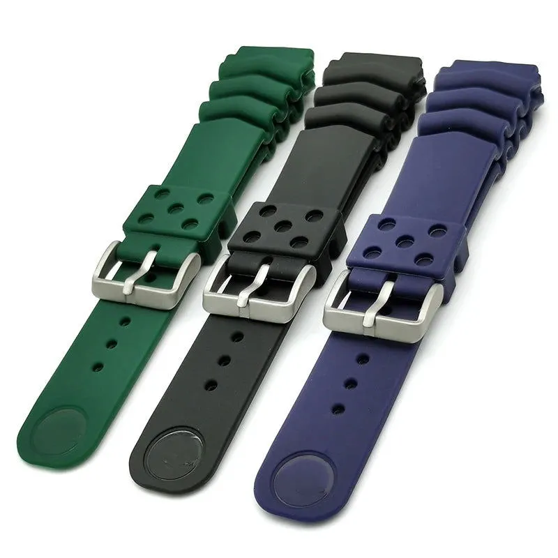 Diving Resin Watch Band for Seiko Prospex SKX007 MM007