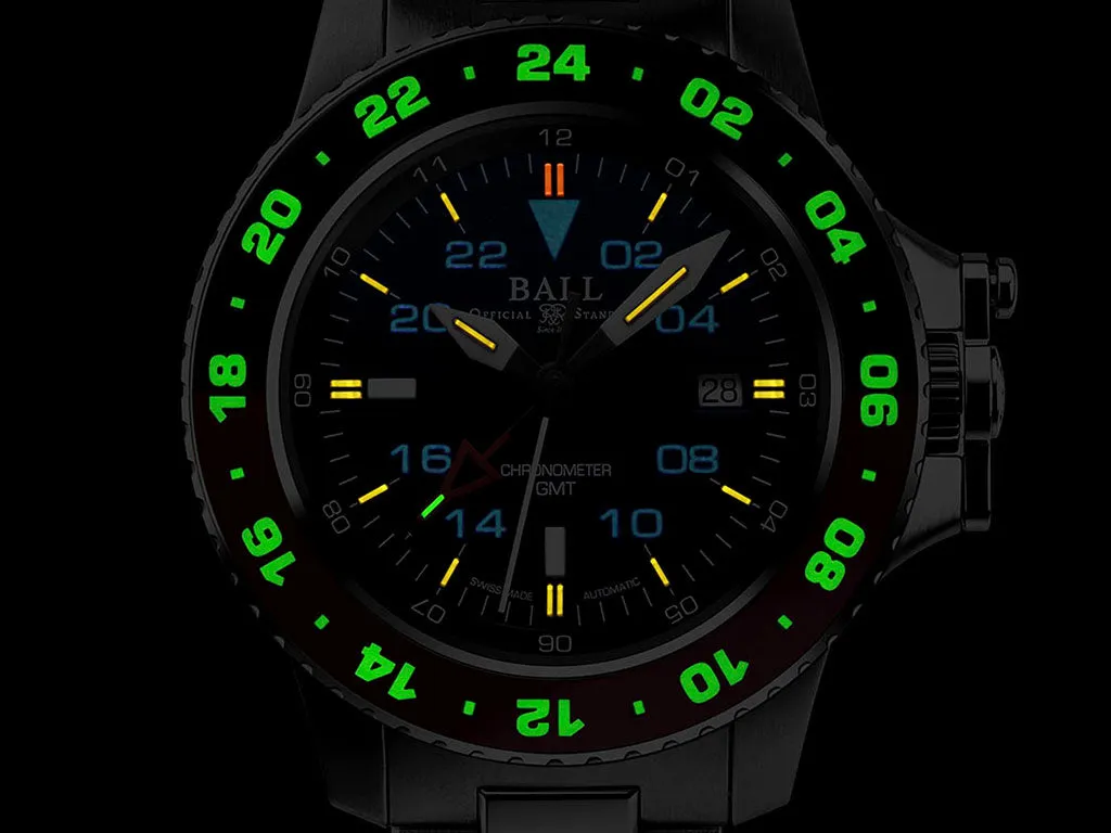 Engineer Hydrocarbon AeroGMT II Black/Red Ref. DG2018C-S3C-BK
