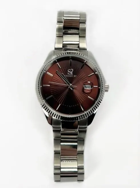 Everyday watch - silver/burgundy