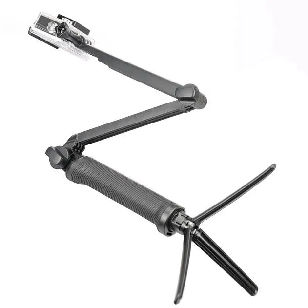 Extendable Monopod Tripod for Action Cameras - 3 Way Multi Function