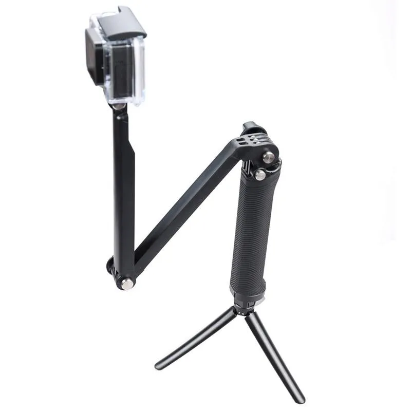 Extendable Monopod Tripod for Action Cameras - 3 Way Multi Function
