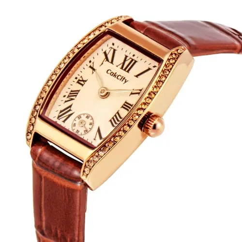 Fashion Retro Classic Roman Crystal Women Watches