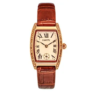Fashion Retro Classic Roman Crystal Women Watches