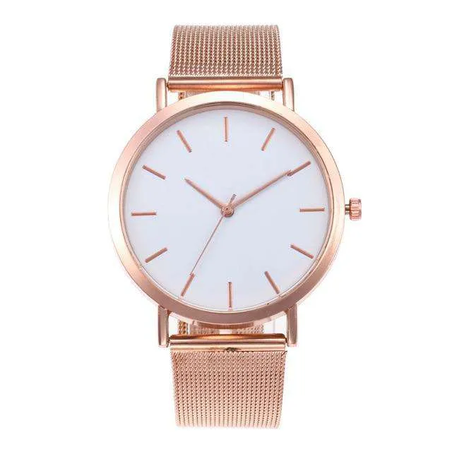 Fashion Women Watches Simple Romantic Rose Gold Watch Women's Wrist Watch Ladies watch relogio feminino reloj mujer Dropship