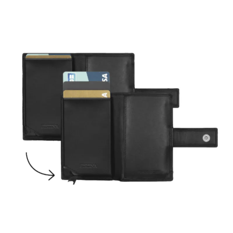Festina Black Leather CLassiccal Rigid Card Holder