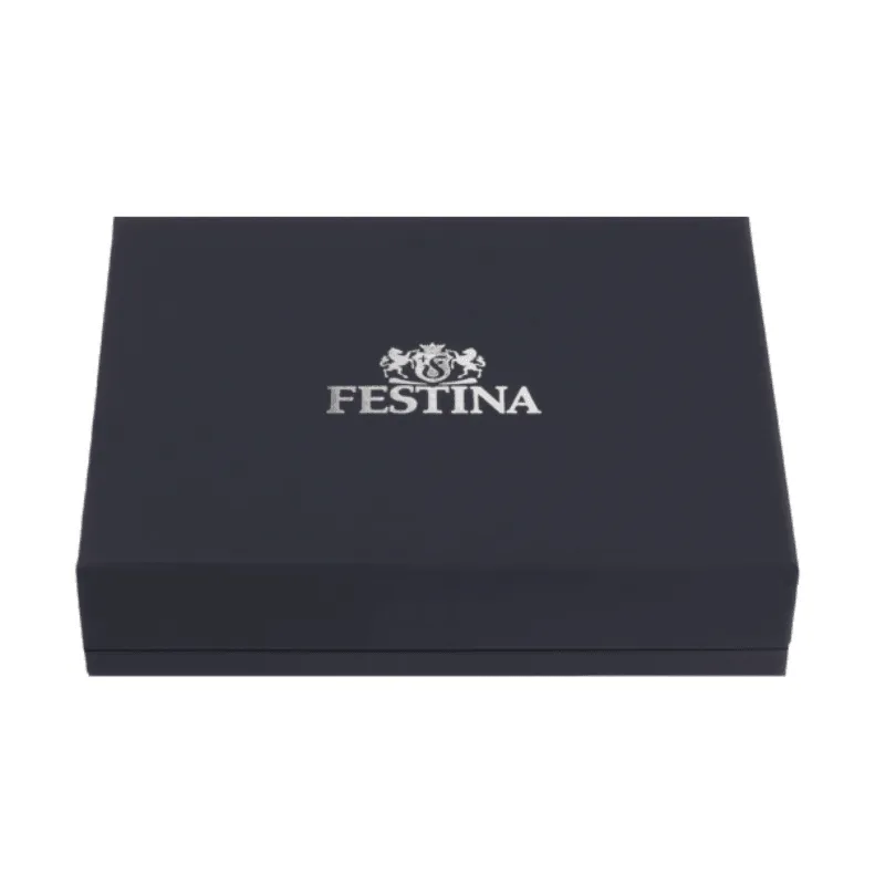 Festina Black Leather CLassiccal Rigid Card Holder