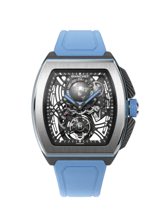 Flying Tourbillon Sport GMT B 1.618 Hybrid Sky Blue